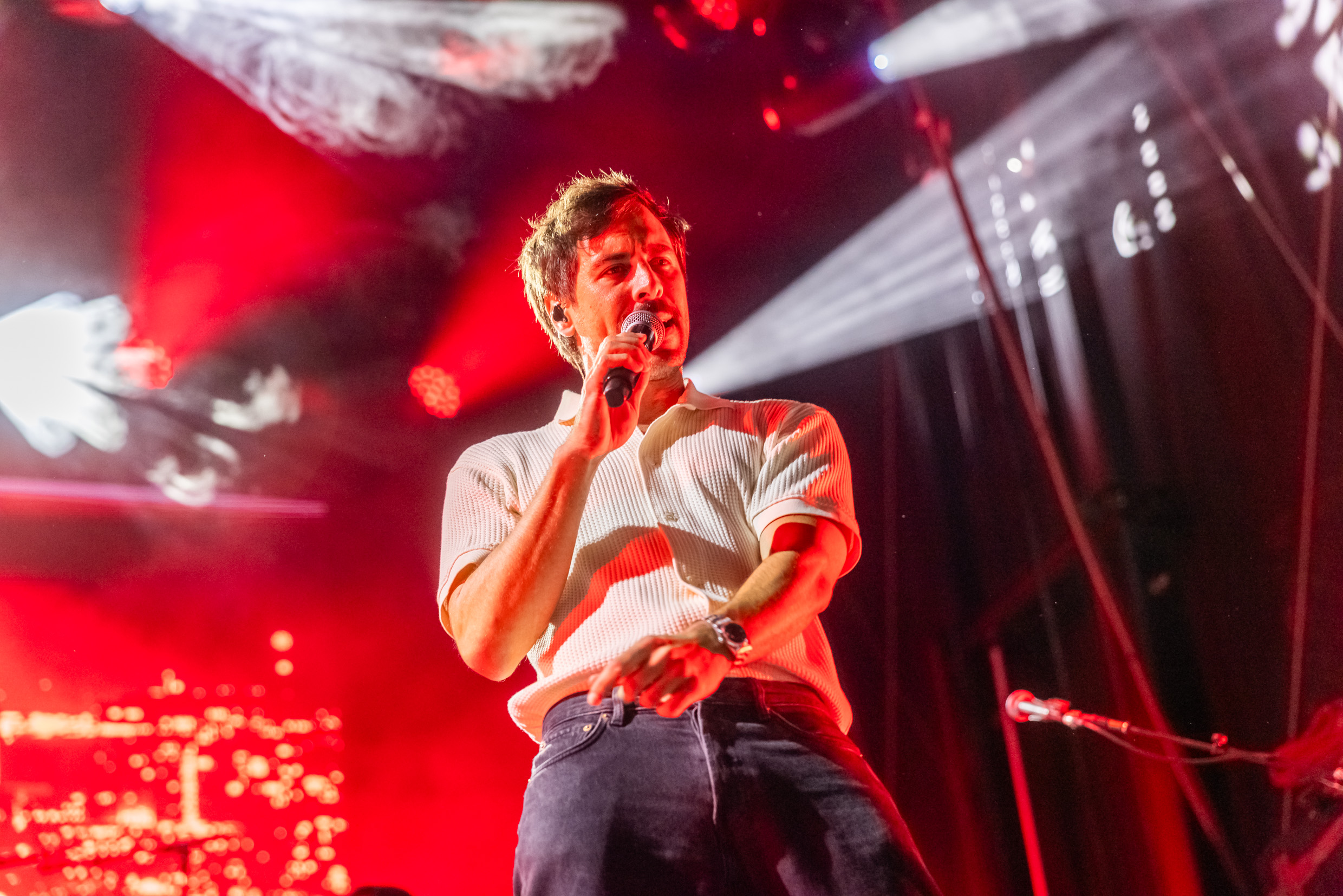 Max Giesinger auf der Radio 91.2-Bühne auf dem Friedensplatz.